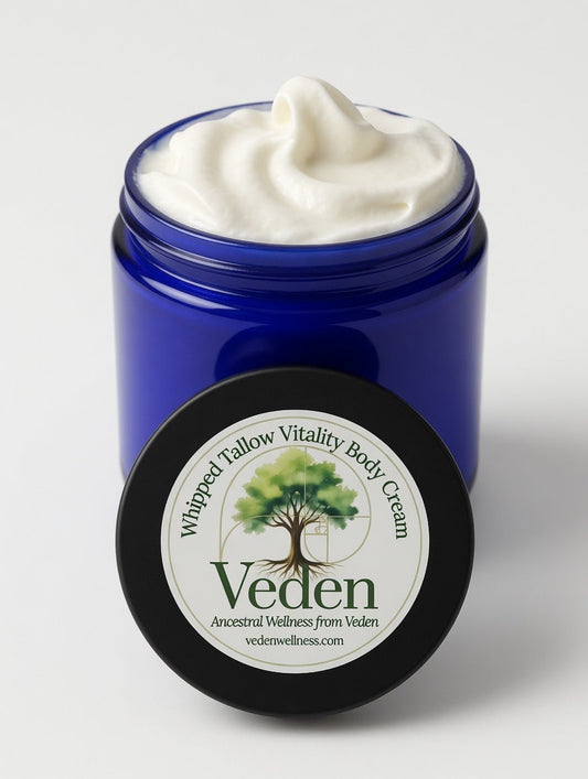 Veden Vitality Whipped Tallow Body Cream - 8oz Veden Ancestral Wellness