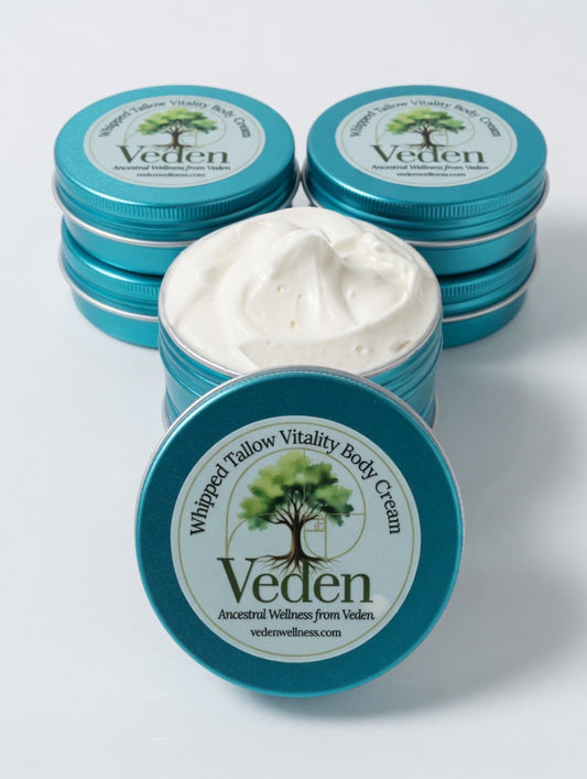 Veden Vitality Whipped Tallow Body Cream - 4oz Veden Ancestral Wellness