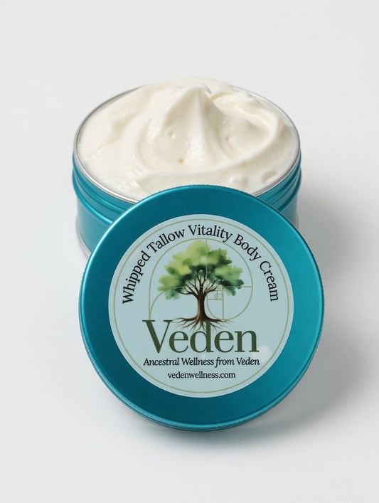 Veden Vitality Whipped Tallow Body Cream - 4oz Veden Ancestral Wellness