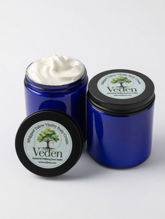 Veden Vitality Whipped Tallow Body Cream - 8oz Veden Ancestral Wellness