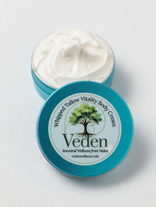 Veden Vitality Whipped Tallow Body Cream - 2 oz Veden Ancestral Wellness