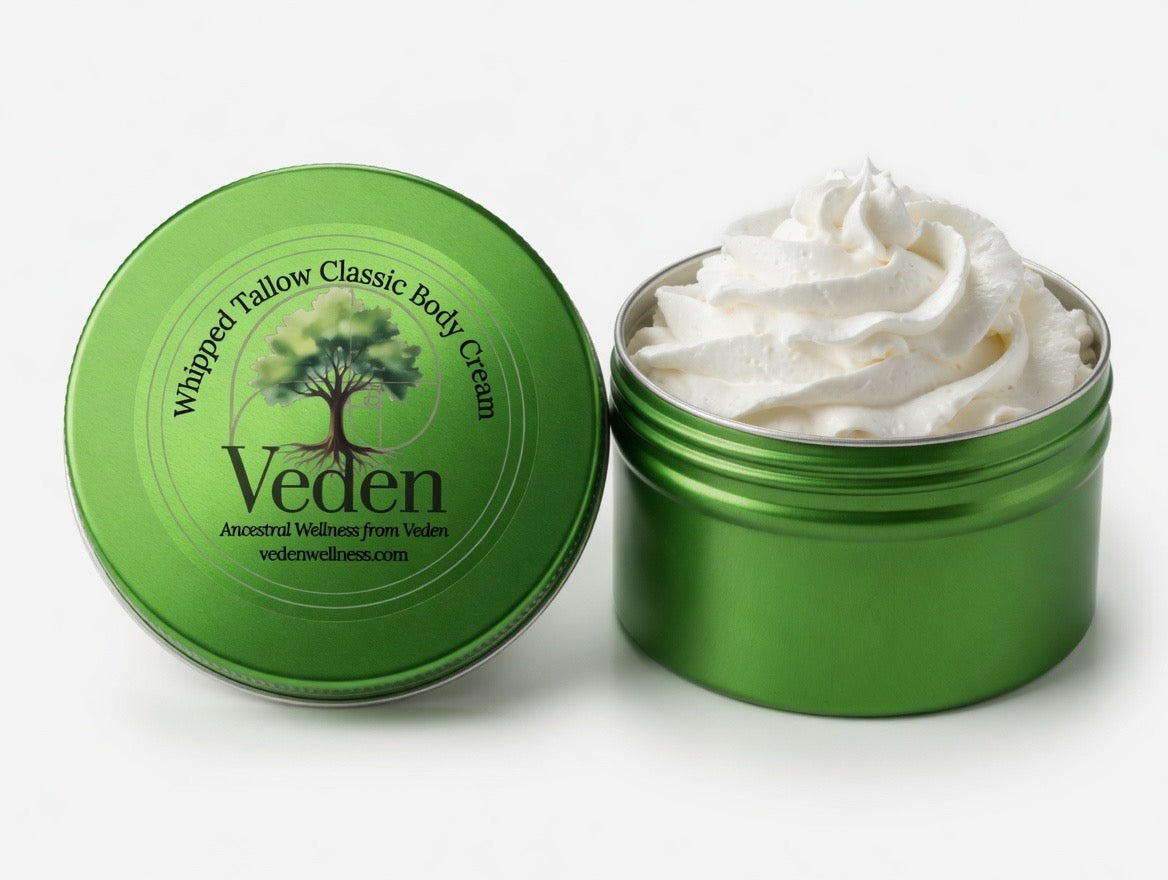 Veden Classic Whipped Tallow Body Cream - 4 oz Veden Ancestral Wellness