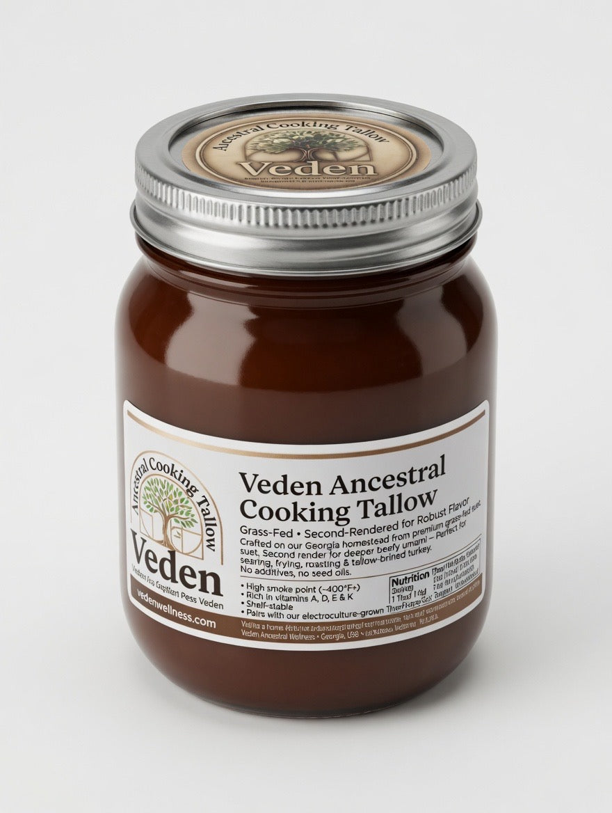 Veden Ancestral Cooking Tallow (16oz) Veden Ancestral Wellness
