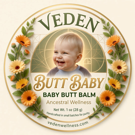 Veden Butt Baby - Baby Butt Balm 1oz Veden Ancestral Wellness