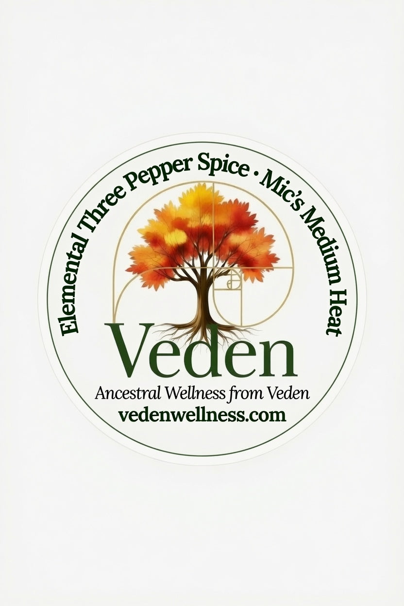 Veden Elemental Three Pepper Spice - Mic's Medium Heat Veden Ancestral Wellness