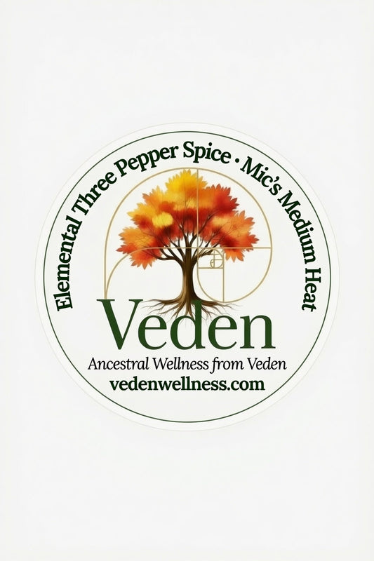 Veden Elemental Three Pepper Spice - Mic's Medium Heat Veden Ancestral Wellness