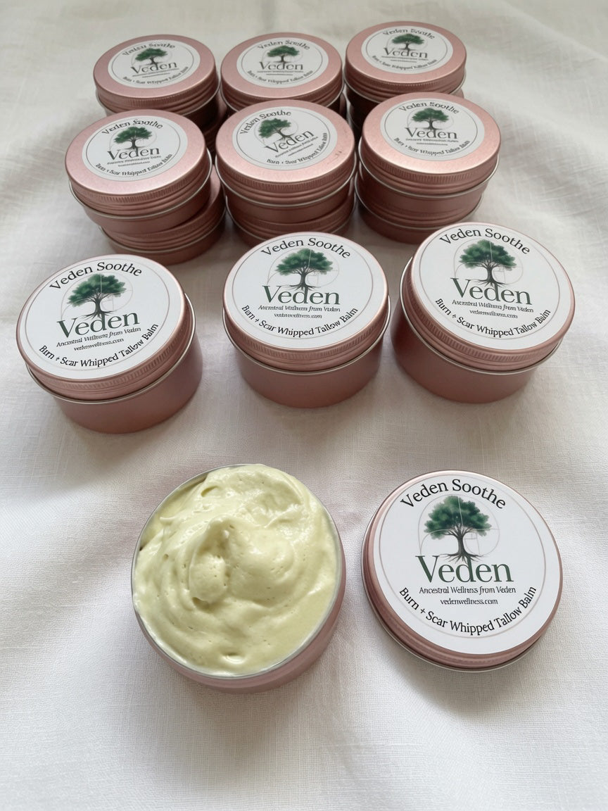 Veden Soothe Burn + Scar Whipped Tallow Balm - 2oz Veden Ancestral Wellness