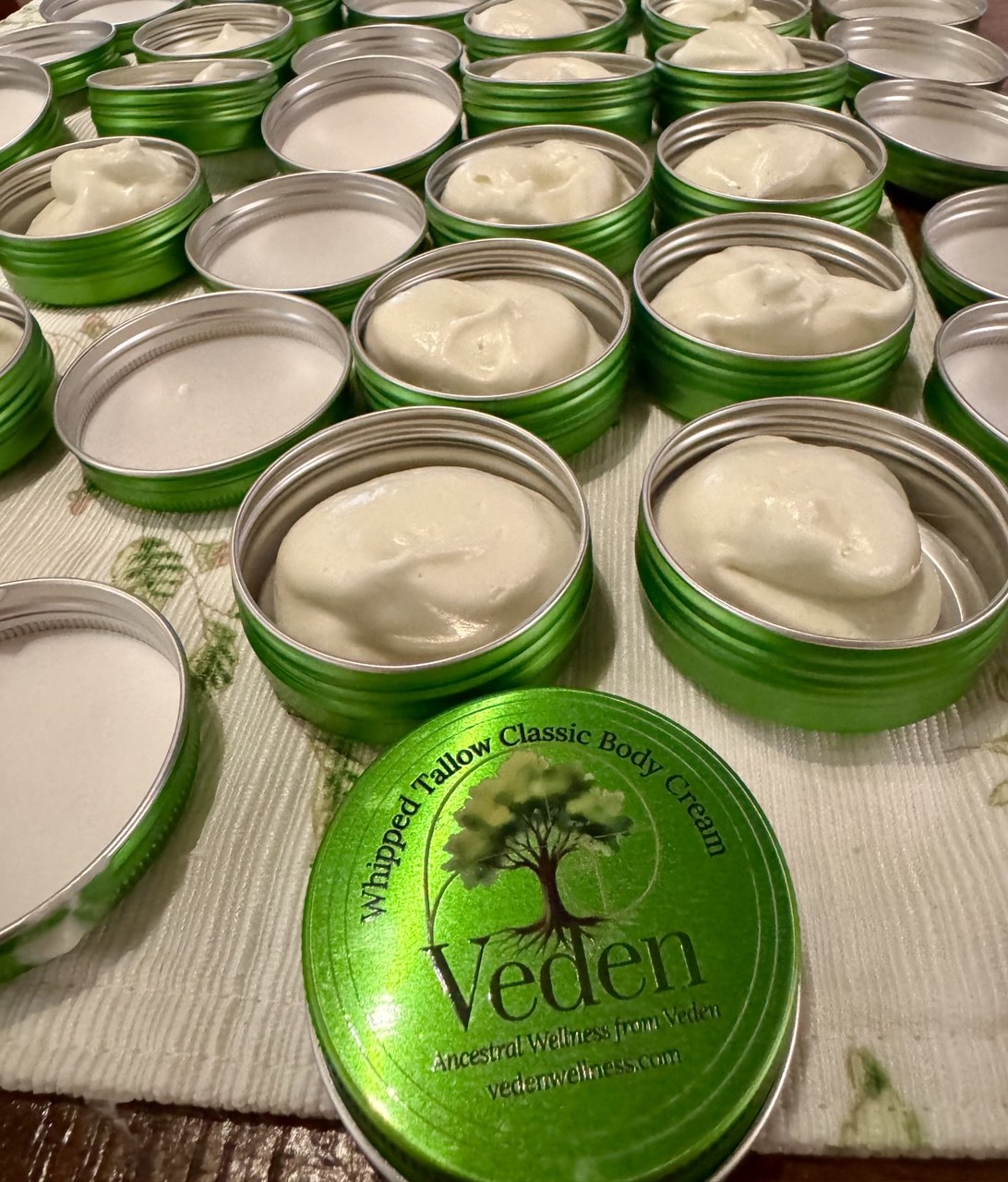 Veden Vitality Whipped Tallow Body Cream - 8oz Veden Ancestral Wellness
