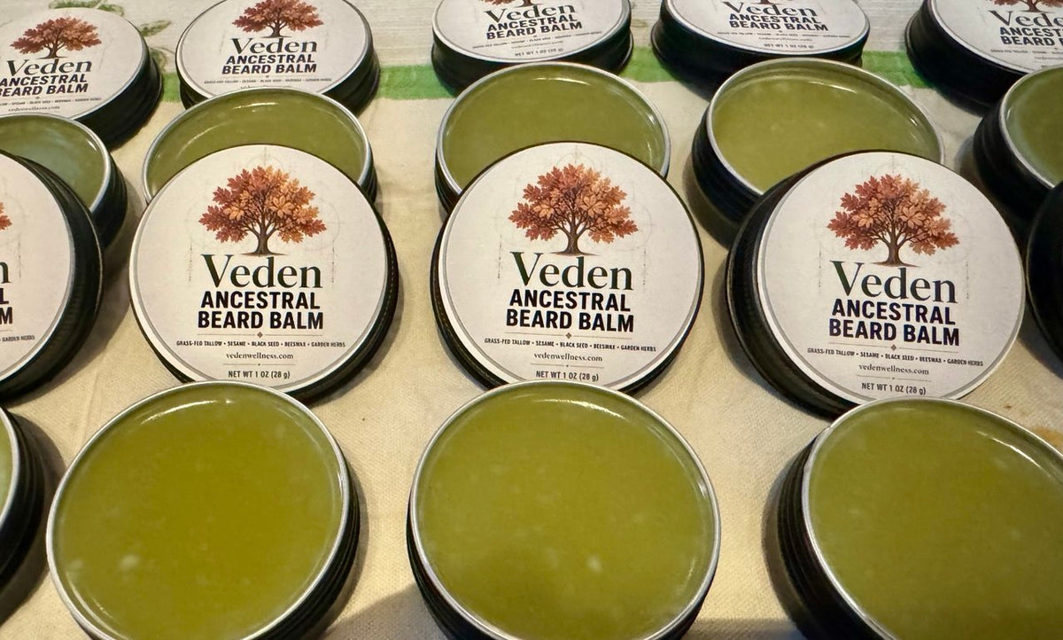 Veden Ancestral Beard Balm - 1oz sample Veden Ancestral Wellness