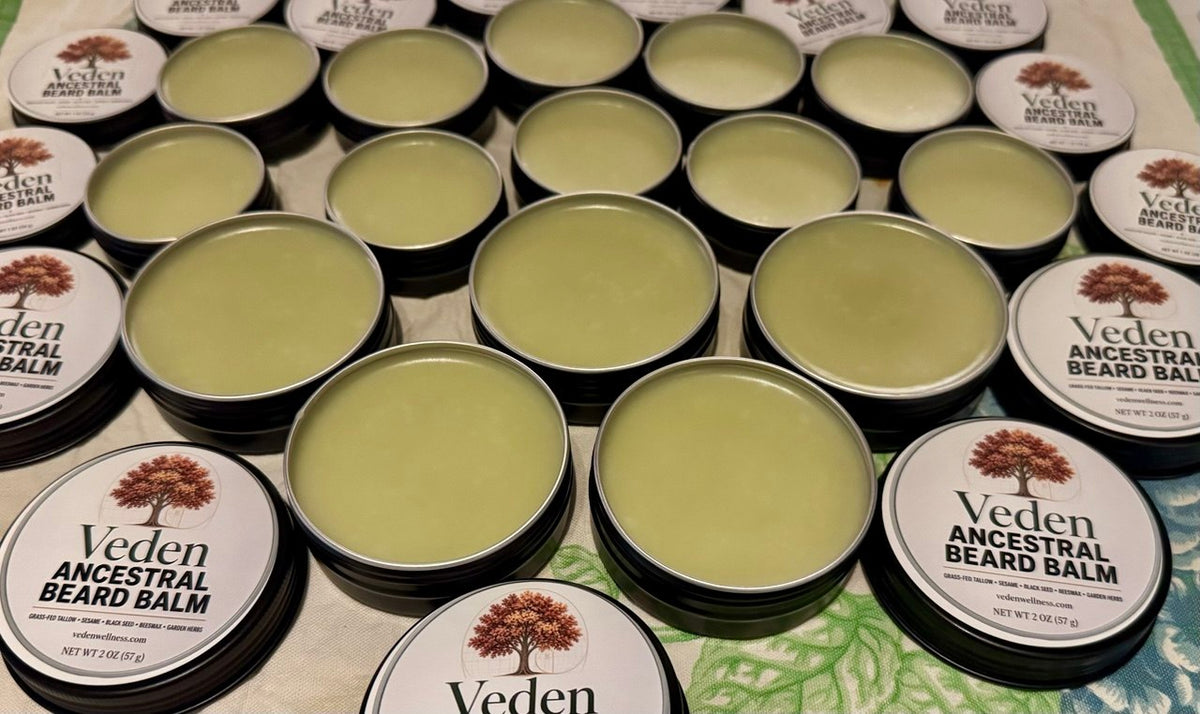 Veden Ancestral Beard Balm - 1oz sample Veden Ancestral Wellness