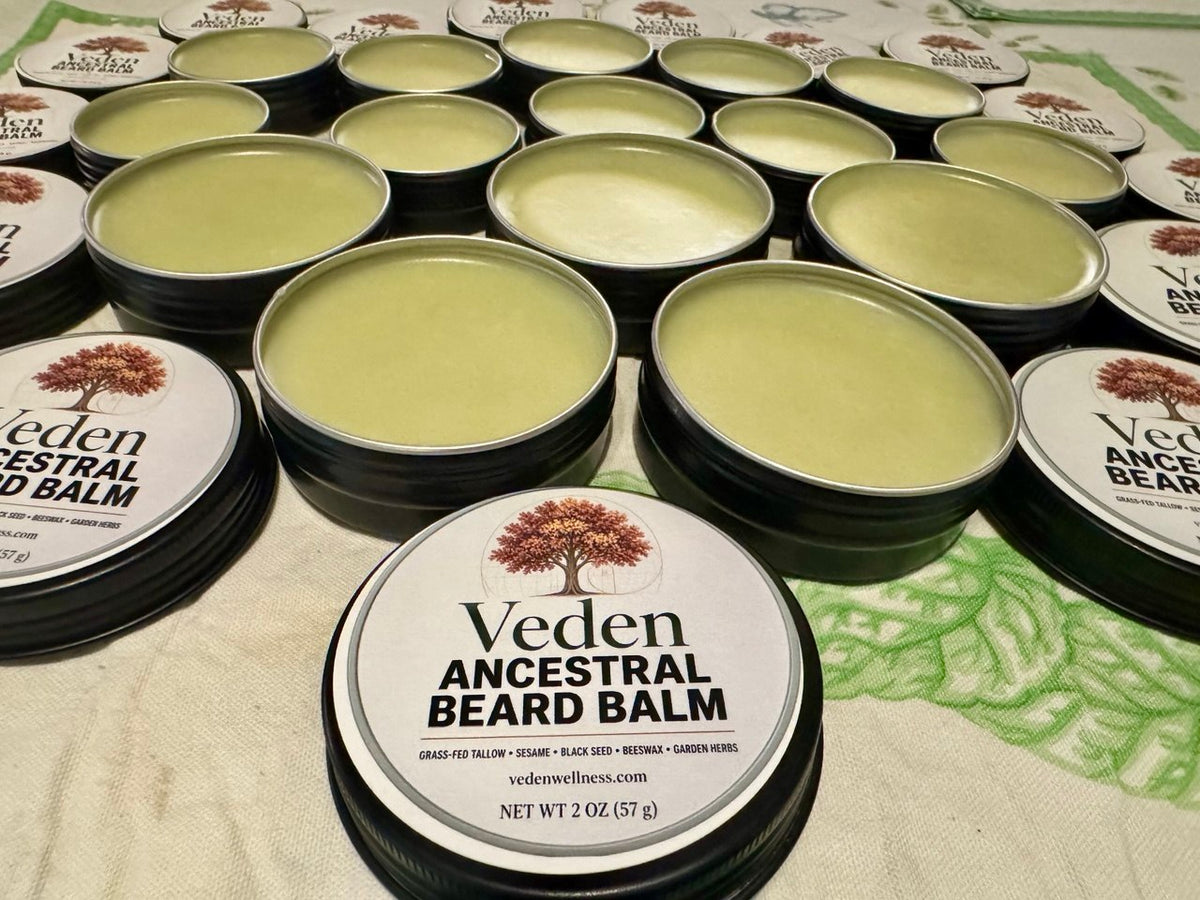 Veden Ancestral Beard Balm - 1oz sample Veden Ancestral Wellness