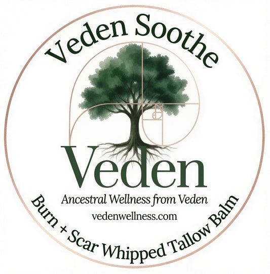 Veden Soothe Burn + Scar Whipped Tallow Balm - 1oz Veden Ancestral Wellness