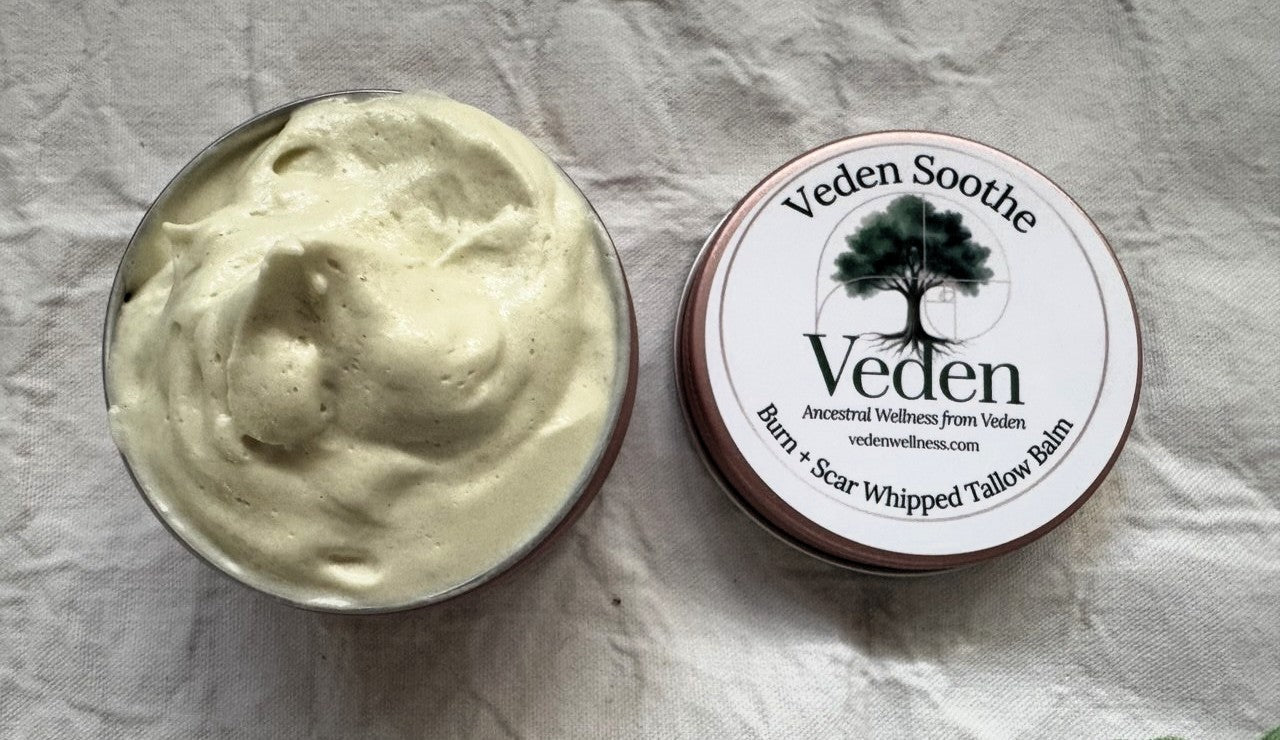 Veden Soothe Burn + Scar Whipped Tallow Balm - 1oz Free Sample Veden Ancestral Wellness