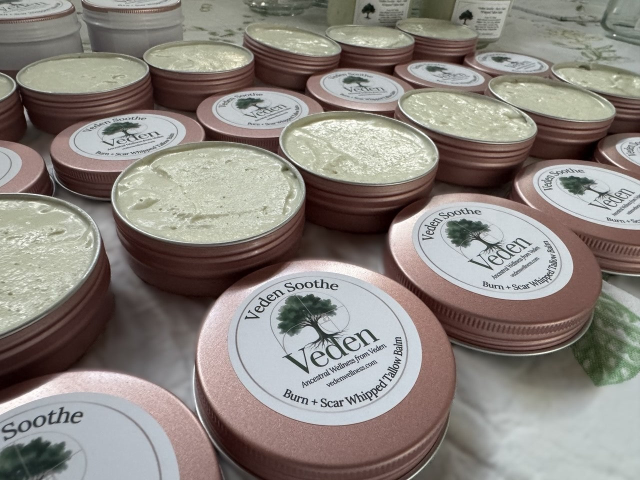 Veden Soothe Burn + Scar Whipped Tallow Balm - 1oz Free Sample Veden Ancestral Wellness